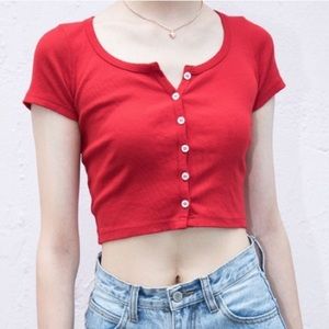 NWOT Rare Red Zelly Top